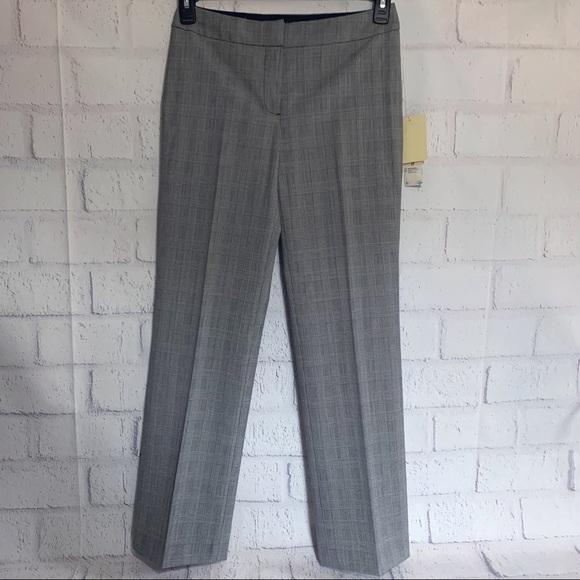 JONES NEW YORK Collection Glen Plaid Trousers - Picture 1 of 6